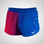 Navy Mizuno 2.5" Patriotic Women's Shorts | 92403-CKMH