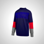 Navy Mizuno MZ1 Tokyo Fleece Crew Women's Top | 78416-DTQN