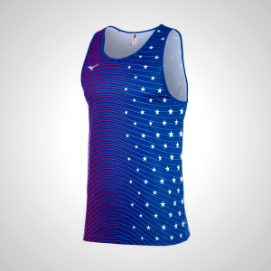 Navy Mizuno Men's Tank Top 78429-HLTK - Lightweight & Comfortable
