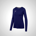 Navy Mizuno United Long Sleeve Women's Jersey | 05674-TMRF