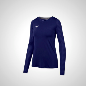 Navy Mizuno United Long Sleeve Women's Jersey | 05674-TMRF