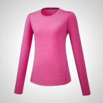 Pink Mizuno Impulse Core LS Running Women's T-Shirt | 65130-RJGO