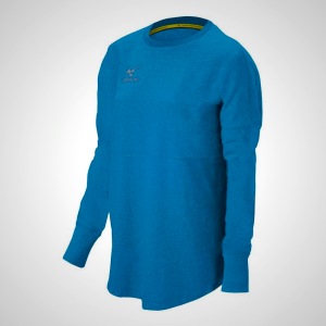 Mizuno Hitter's Pullover Blue/Light Blue Women's Sweatshirt | 84671-BCZH