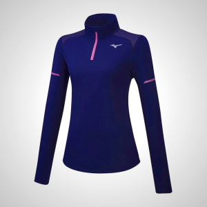 Purple Mizuno Alpha LS HZ Women's Running Top | 43850-WRZE