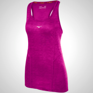 Purple Mizuno Alpha Vent Women's Running Tank Top | 21076-TODW