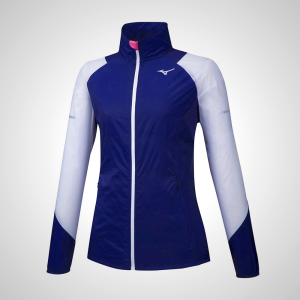 Mizuno Aero WindTop Running Jacket for Women - Purple/White 76304-XWCF