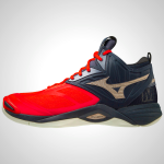 Red/Gold Mizuno Wave Momentum 2 Mid Men's Volleyball Shoes | 13268-BPAT