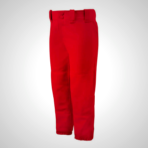 Red Mizuno Belted Softball Women's Pants | 17493-OXBD