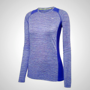 Red Royal Mizuno Alpha Long Sleeve Women's Tops | 76932-XJPC