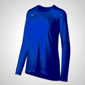 Royal Mizuno Techno VII Long Sleeve Volleyball Jersey for Women | 29486-BXGA
