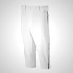 Mizuno Premier Short Piped Baseball Pants for Men - White/Black