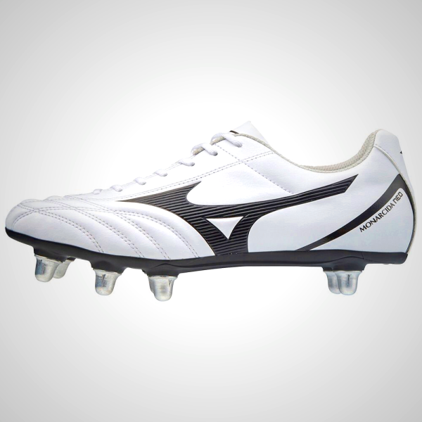 Mizuno Monarcida Neo Rugby SI Women's Boots - White/Black/Red | 83162-THOI