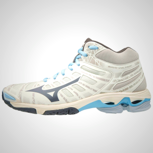 Mizuno WAVE VOLTAGE MID Women's Volleyball Shoes White/Grey 20681-HYTR