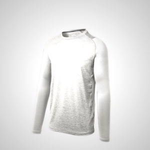 White Mizuno Alpha Stretch Sleeve Men's Top | 21709-QXPC