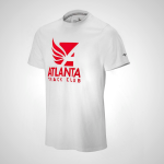 White Mizuno Atlanta Track Club 50/50 Men's T-Shirt | 24305-OSJP
