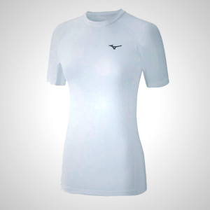 White Mizuno Bio Gear SS Women's T-Shirt 03762-FLGJ