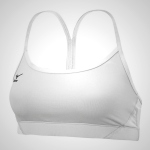 White Mizuno Hybrid Volleyball Women's Run Bras | 06527-DZIT