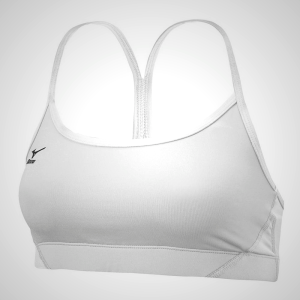 White Mizuno Hybrid Volleyball Women's Run Bras | 06527-DZIT
