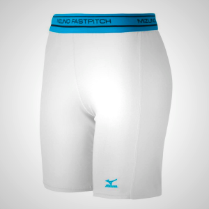 White Mizuno Low Rise Compression Sliding Women's Shorts | 78140-SNOX