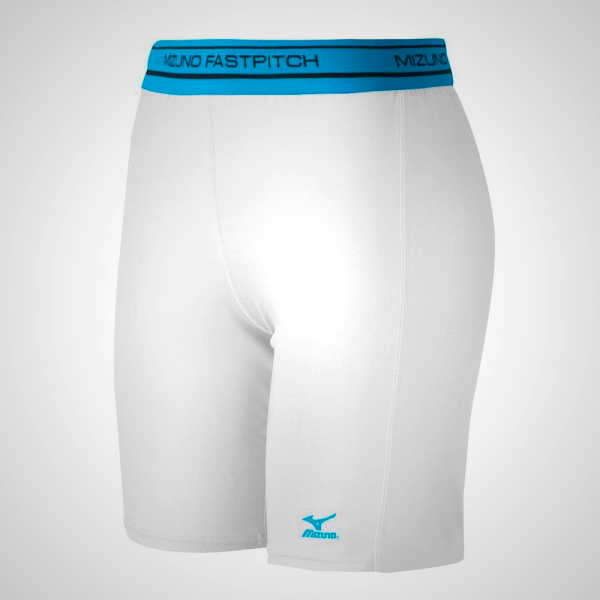 White Mizuno Low Rise Compression Sliding Women's Shorts | 78140-SNOX