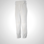 White Mizuno MVP Pull Up Game Baseball Pants for Men | 49065-PSEN