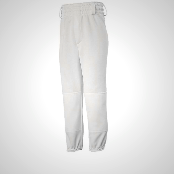White Mizuno MVP Pull Up Game Baseball Pants for Men | 49065-PSEN