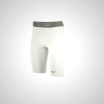 White Mizuno The Arrival Compression Baseball Shorts | 83596-FPXO