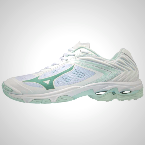White Mizuno Wave Lightning Z5 Mid Women's Volleyball Shoes | 83576-YBDA