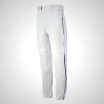 White/Navy Mizuno Premier Piped Baseball Men's Pants 02371-MJXD