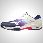 Mizuno Wave Exceed Tour 3 AC Women's Tennis Shoes White/Purple/Pink | 46708-SXTA