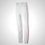 White/Red Mizuno Premier Piped Baseball Pants for Men | 87610-ZQYF
