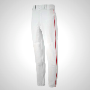 White/Red Mizuno Premier Piped Baseball Pants for Men | 87610-ZQYF