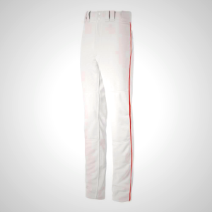 White/Red Mizuno Premier Pro Piped Baseball G2 Men's Pants 18254-XBLC
