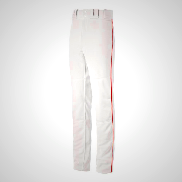 White/Red Mizuno Premier Pro Piped Baseball G2 Men's Pants 18254-XBLC