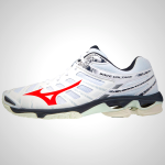 Mizuno Wave Voltage Men's Volleyball Shoes White/Red 65210-PGOQ