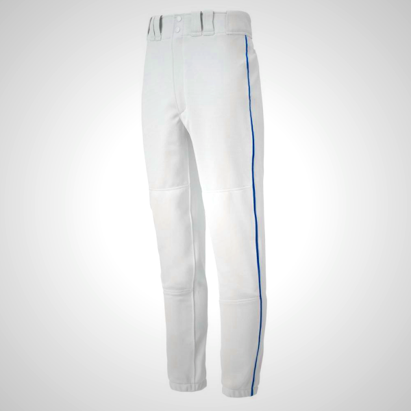 Mizuno Premier Piped Baseball Pants White/Royal | 80392-XAIM