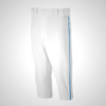 Mizuno Premier Short Piped Baseball Pants for Men - White/Royal