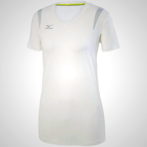 Mizuno Women's Balboa 5.0 Long Sleeve Volleyball Jersey White/Silver 63194-TIDU