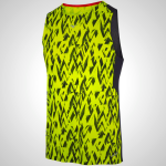 Mizuno Aero Running Tank Top for Men - Yellow/Black | 84713-IETU